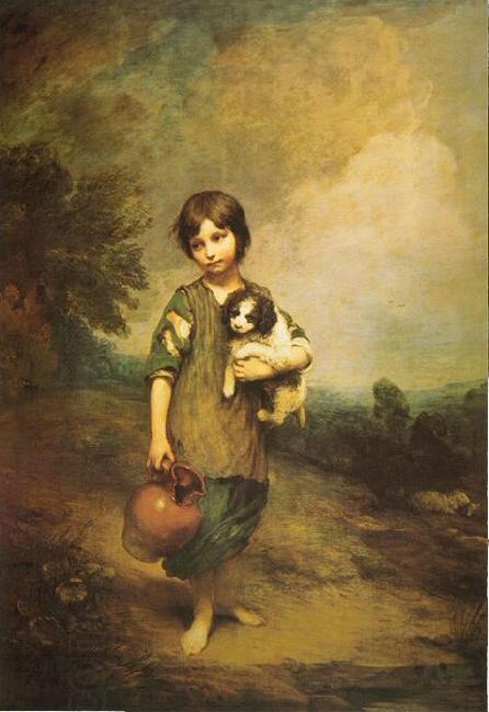 Thomas Gainsborough A Cottage Girl with Dog and Pitcher